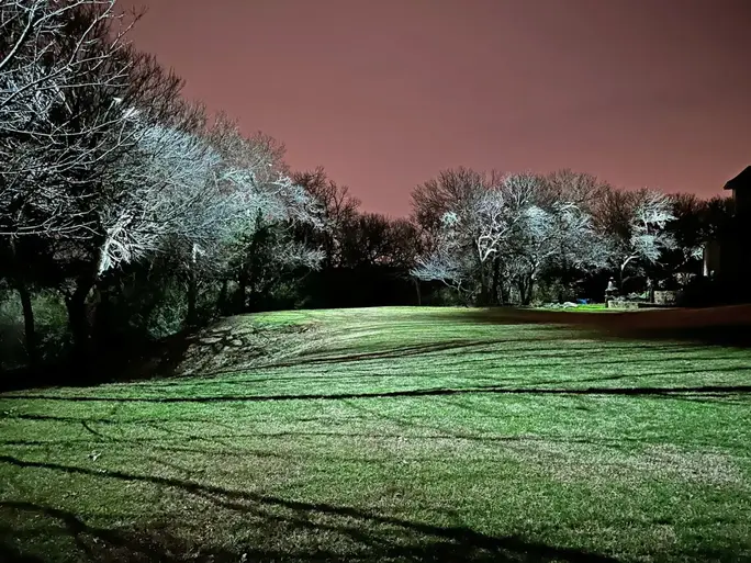 Landscape lighting in Argyle, Texas by TC Lighting &mdash; photograph 3