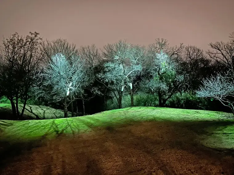 Landscape lighting in Argyle, Texas by TC Lighting &mdash; photograph 4