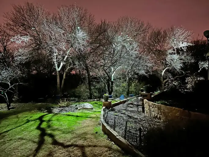 Landscape lighting in Argyle, Texas by TC Lighting &mdash; photograph 5