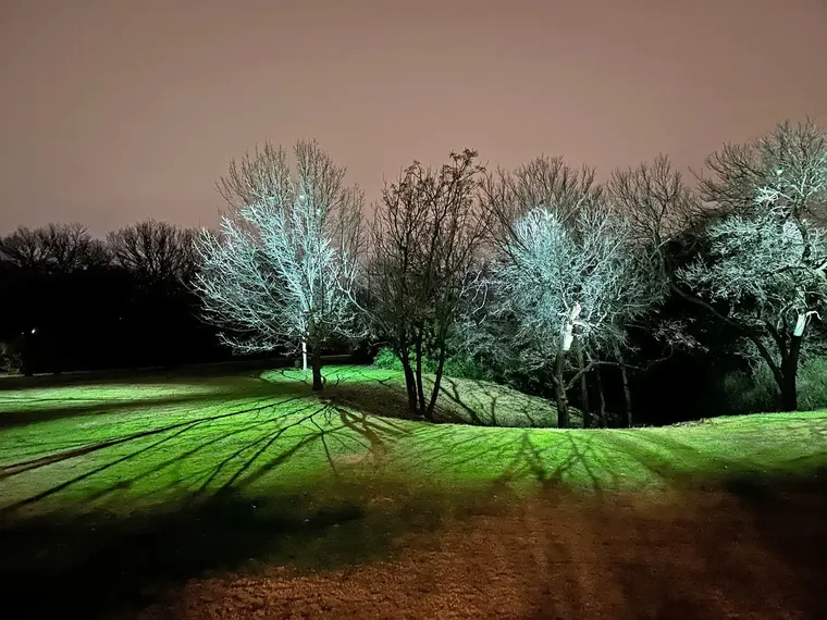 Landscape lighting in Argyle, Texas by TC Lighting &mdash; photograph 8