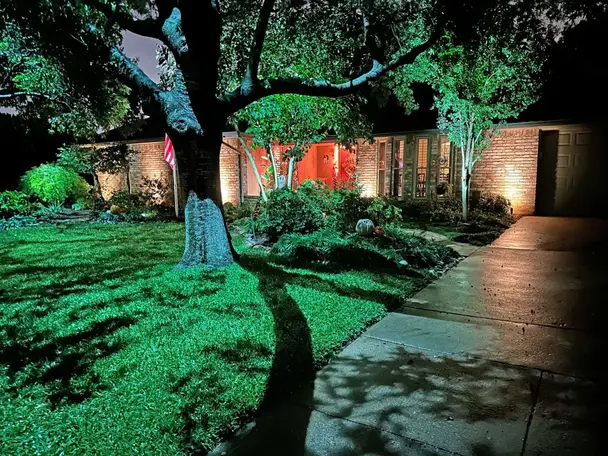 Landscape lighting in Arlington, Texas by TC Lighting &mdash; photograph 3