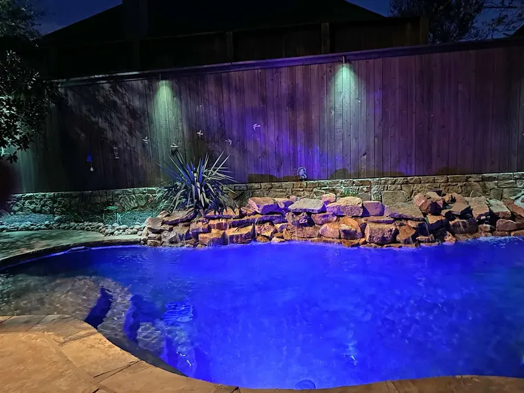 Landscape lighting in Colleyville, Texas by TC Lighting &mdash; photograph 7