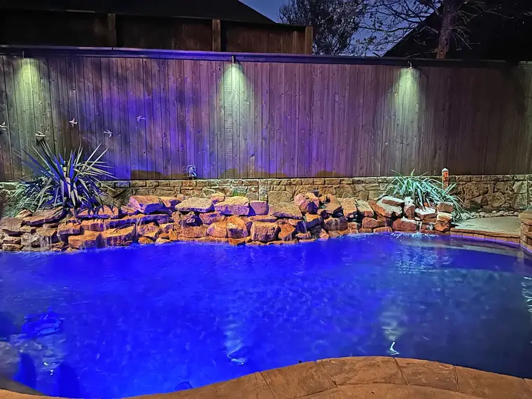 Landscape lighting in Colleyville, Texas by TC Lighting &mdash; photograph 15