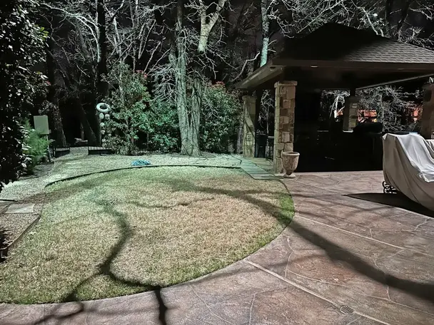 Landscape lighting in Corinth, Texas by TC Lighting &mdash; photograph 2