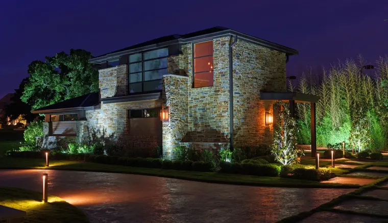 Landscape lighting in Flower Mound, Texas by TC Lighting &mdash; photograph 2