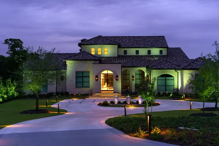 Landscape lighting in Flower Mound, Texas by TC Lighting &mdash; photograph 9