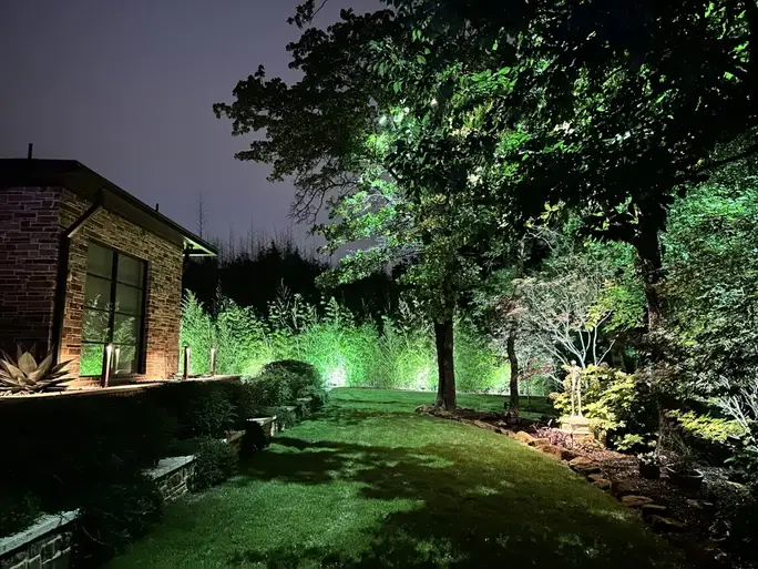 Landscape lighting in Flower Mound, Texas by TC Lighting &mdash; photograph 17