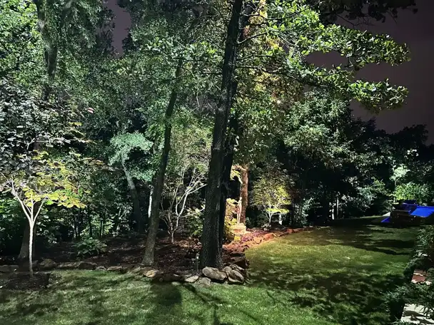 Landscape lighting in Flower Mound, Texas by TC Lighting &mdash; photograph 21