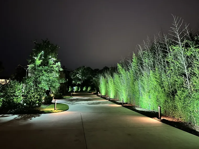 Landscape lighting in Flower Mound, Texas by TC Lighting &mdash; photograph 22