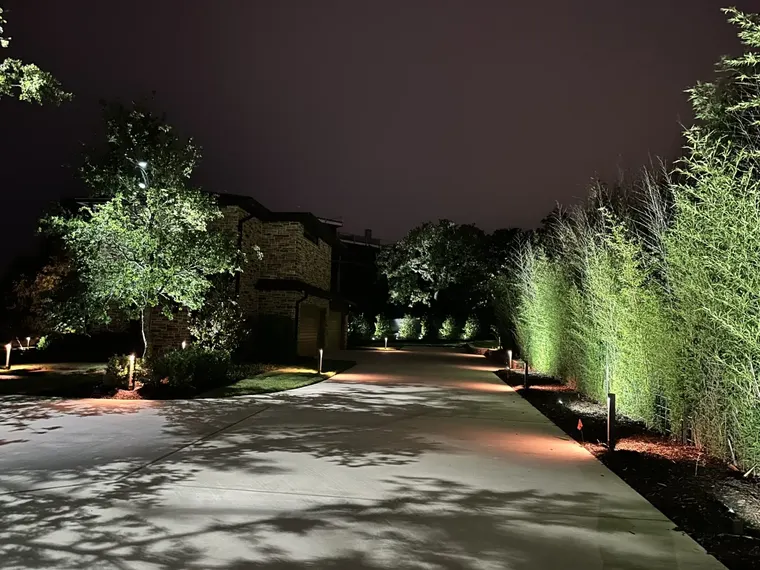 Landscape lighting in Flower Mound, Texas by TC Lighting &mdash; photograph 23