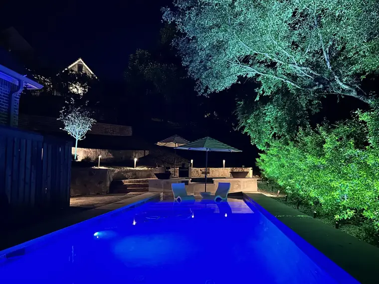 Landscape lighting in Fort Worth, Texas by TC Lighting &mdash; photograph 4