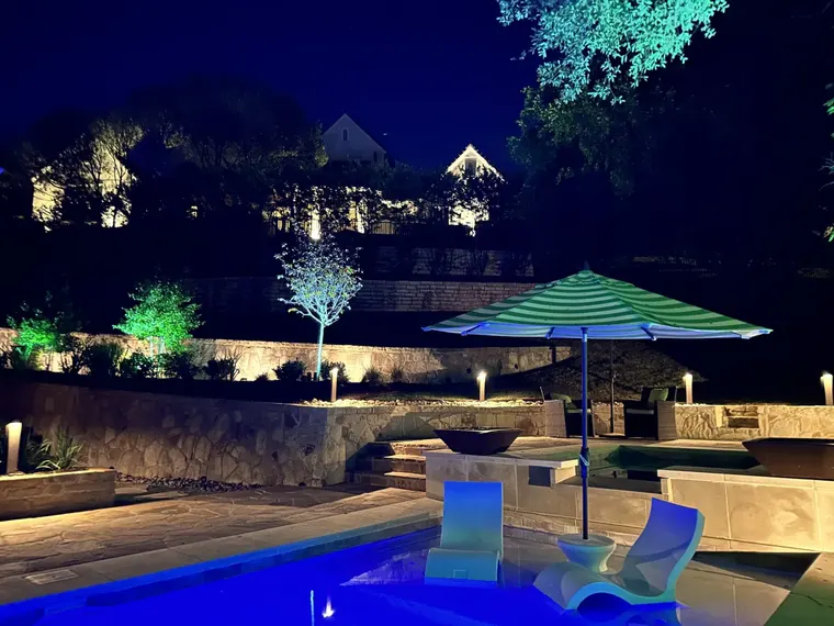 Landscape lighting in Fort Worth, Texas by TC Lighting &mdash; photograph 5