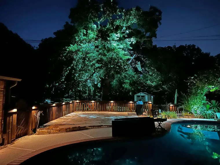 Landscape lighting in Grapevine, Texas by TC Lighting &mdash; photograph 6