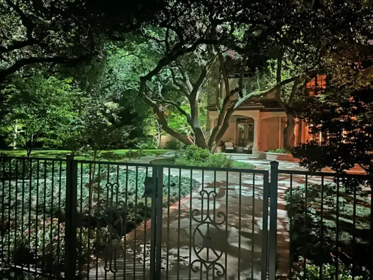 Landscape lighting in Preston Hollow, Dallas by TC Lighting &mdash; photograph 8