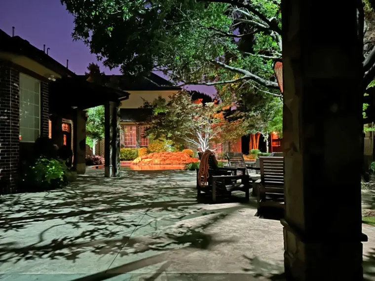 Landscape lighting in Preston Hollow, Dallas by TC Lighting &mdash; photograph 16