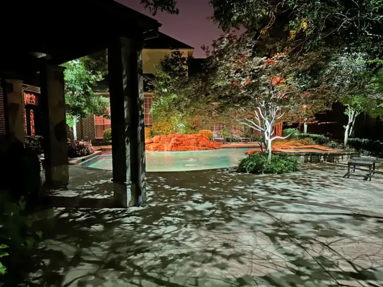Landscape lighting in Preston Hollow, Dallas by TC Lighting &mdash; photograph 22