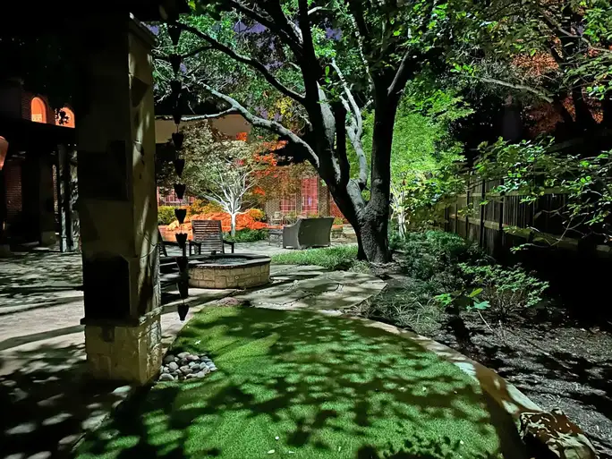 Landscape lighting in Preston Hollow, Dallas by TC Lighting &mdash; photograph 27