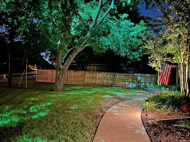 Landscape lighting in Preston Hollow, Dallas by TC Lighting &mdash; photograph 31